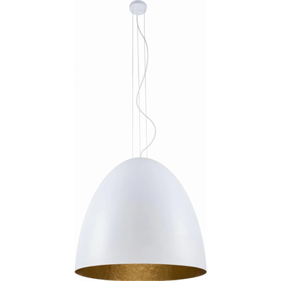 EGG XL Lampa wisząca biało-złota
