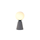 NEWTON B Lampa stołowa ciemnoszara
