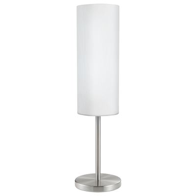 TROY 3 Lampa stołowa 46 cm biała