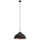 TRURO 2 Lampa wisząca pojedyncza 37cm czarna/miedź
