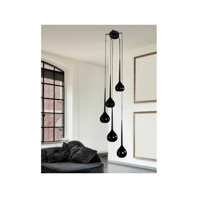 AGA 5 Lampa wisząca czarna