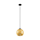 ALBARACCIN Lampa wisząca 27 cm czarna/złota