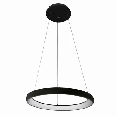 ALESSIA Lampa wisząca 51 cm czarna