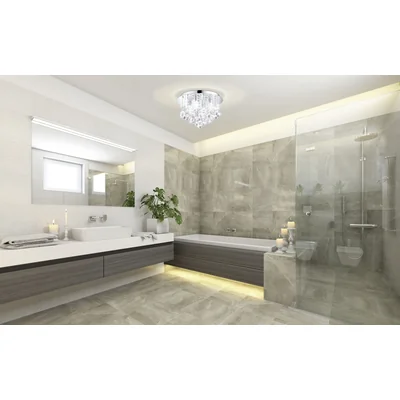 ALMONTE Lampa sufitowa 35 cm chrom