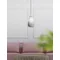 ALOBRASE Lampa wisząca 20 cm czarny-transparentny