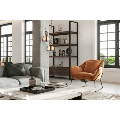 AMALFI L Lampa wisząca złota