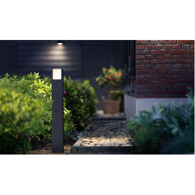 AROBOUR Lampa stojąca zewnętrzna 6W 3000K antracytowy