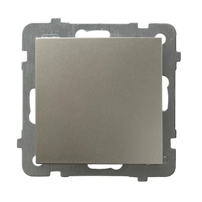 AS Łącznik jednobiegunowy satyna light