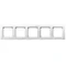 AS Ramka pięciokrotna biały