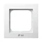 AS Ramka pojedyncza do łączników IP44 biały