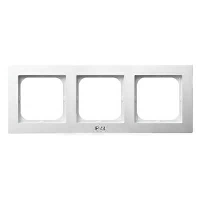AS Ramka potrójna do łączników IP44 biały