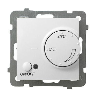 AS Regulator temperatury z czujnikiem napowietrznym biały