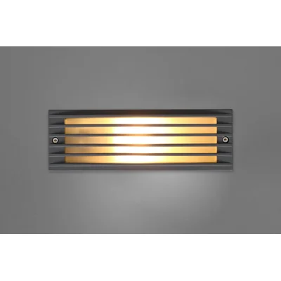 ASSAM Lampa zewnętrzna ścienna wpuszczana grafitowa