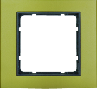 B.3 Ramka 1-krotna aluminium złota/antracyt