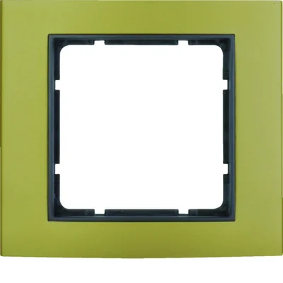 B.3 Ramka 1-krotna aluminium złota/antracyt