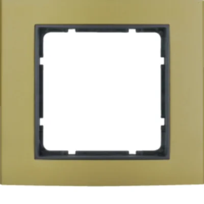 B.3 Ramka 1-krotna aluminium złota/antracyt