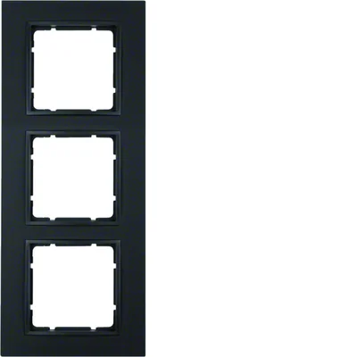 B.7 Ramka 3-krotna antracytowa matowa