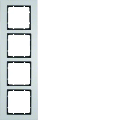 B.7 Ramka 4-krotna aluminium/antracyt mat