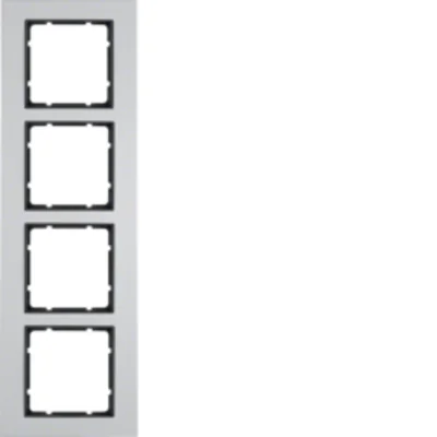 B.7 Ramka 4-krotna aluminium/antracyt mat