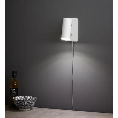 BARCELONA Lampa ścienna biała