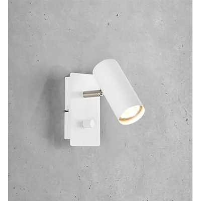 BARCELONA Lampa ścienna biała