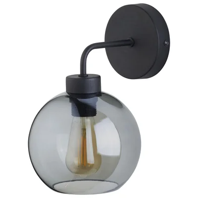 BARI Lampa ścienna czarna