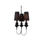 BAROCO 3 Lampa wisząca czarna