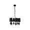 BAROCO 6 Lampa wisząca czarna