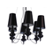 BAROCO 6 Lampa wisząca czarna