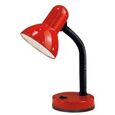 Basic Lampa biurkowa czerwona