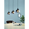 BELESER Lampa ścienna czarna