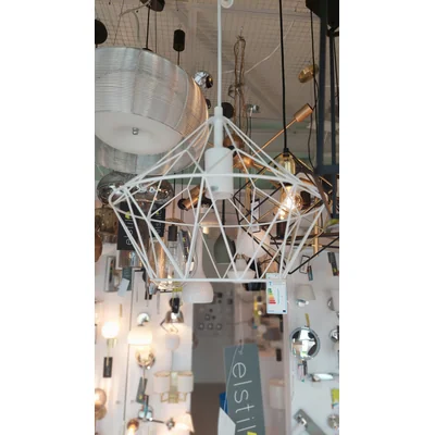 BELL Lampa wisząca biała