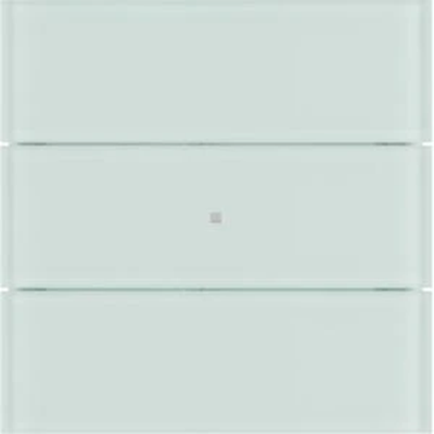 B.IQ Przycisk 3-krotny komfort szkło biały