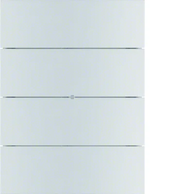 B.IQ Przycisk 4-krotny komfort aluminium