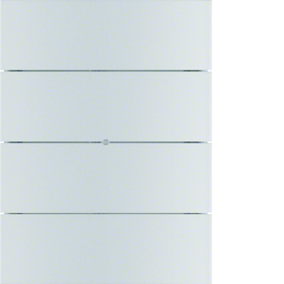 B.IQ Przycisk 4-krotny standard aluminium