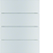 B.IQ Przycisk 4-krotny standard aluminium