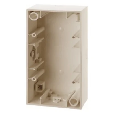 B.KWADRAT Puszka natynkowa podwójna biała