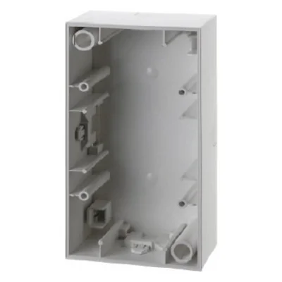 B.KWADRAT Puszka natynkowa podwójna biała