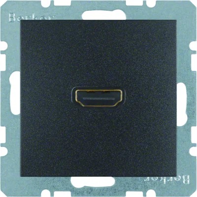 B.KWADRAT/B.3/B.7 Gniazdo HDMI antracytowe