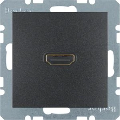 B.KWADRAT/B.3/B.7 Gniazdo HDMI antracytowe