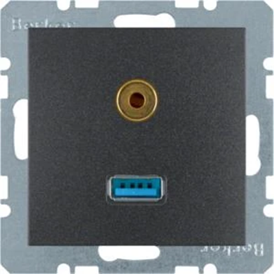 B.KWADRAT/B.3/B.7 Gniazdo USB/3,5mm jack