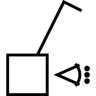B.KWADRAT/B.7 Nasadka czujnika ruchu 2,2m aluminium matowa