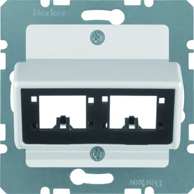 B.KWADRAT/B.7 Płytka centralna do 1 lub 2 modułów pojedynczych Reichle&De-Massari aluminium