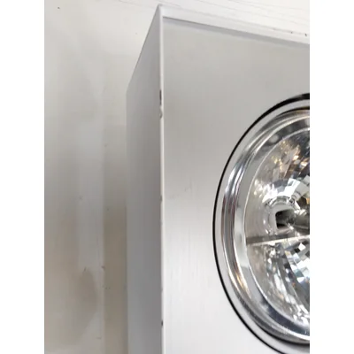 Bloq lampa sufitowa ekspozycyjna biała