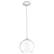 BOLSANO Lampa wisząca pojedyncza chrom