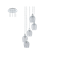 BONARES 1 Lampa wisząca pięciopunktowa chrom
