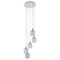 BONARES 1 Lampa wisząca pięciopunktowa chrom