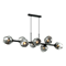 Borgo Lampa wisząca ośmiopunktowa 120cm 40W E27 IP20 czarna
