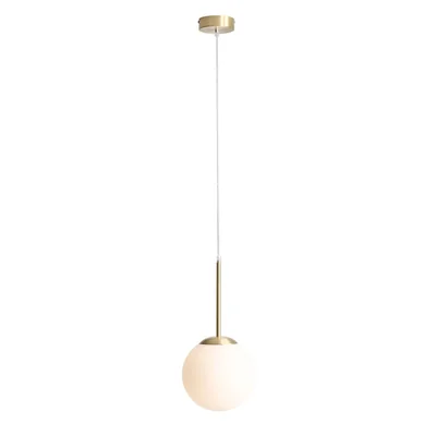 BOSSO Lampa wisząca E27 IP20 mosiądz