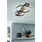 BOYAL Lampa sufitowa 78 cm brązowy rustykalny